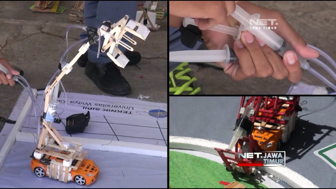 NET. JATIM - KOMPETISI ROBOT HIDROLIK