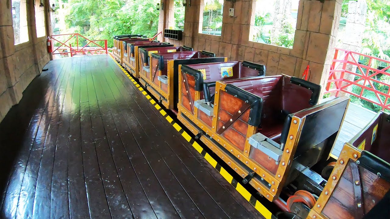 Lost City of Cold Scream Coaster at Sunway Lagoon Theme Park