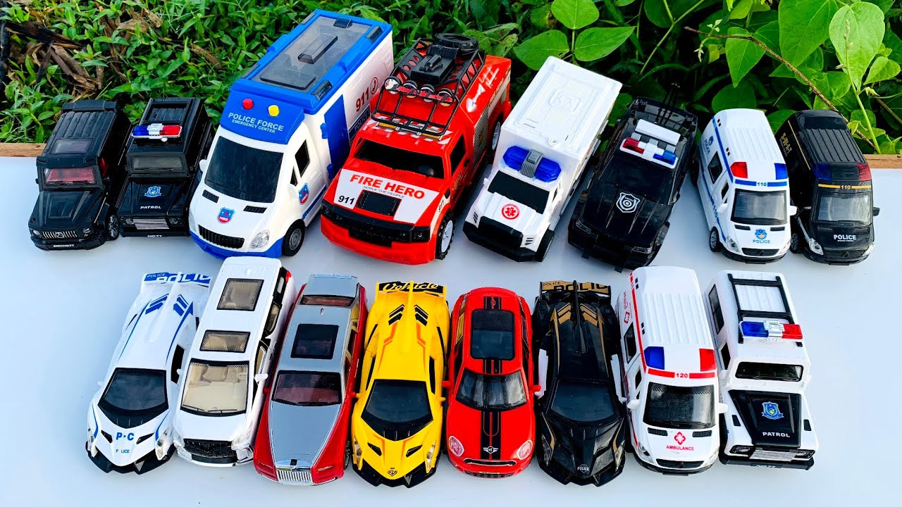 Mobil Mobilan Truk Oleng, Mobil Ambulan Emergency, Mobil Polisi, Mobil Damkar, Mobil Balap #4096