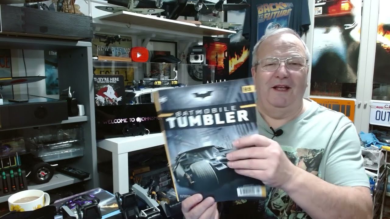 Build the Batmobile Tumbler stage 95 from Hachette
