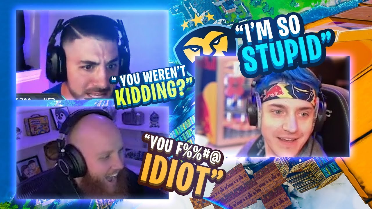 NICKMERCS AND TIM BULLY NINJA AFTER HE SAID THIS! (Fortnite: Battle Royale)