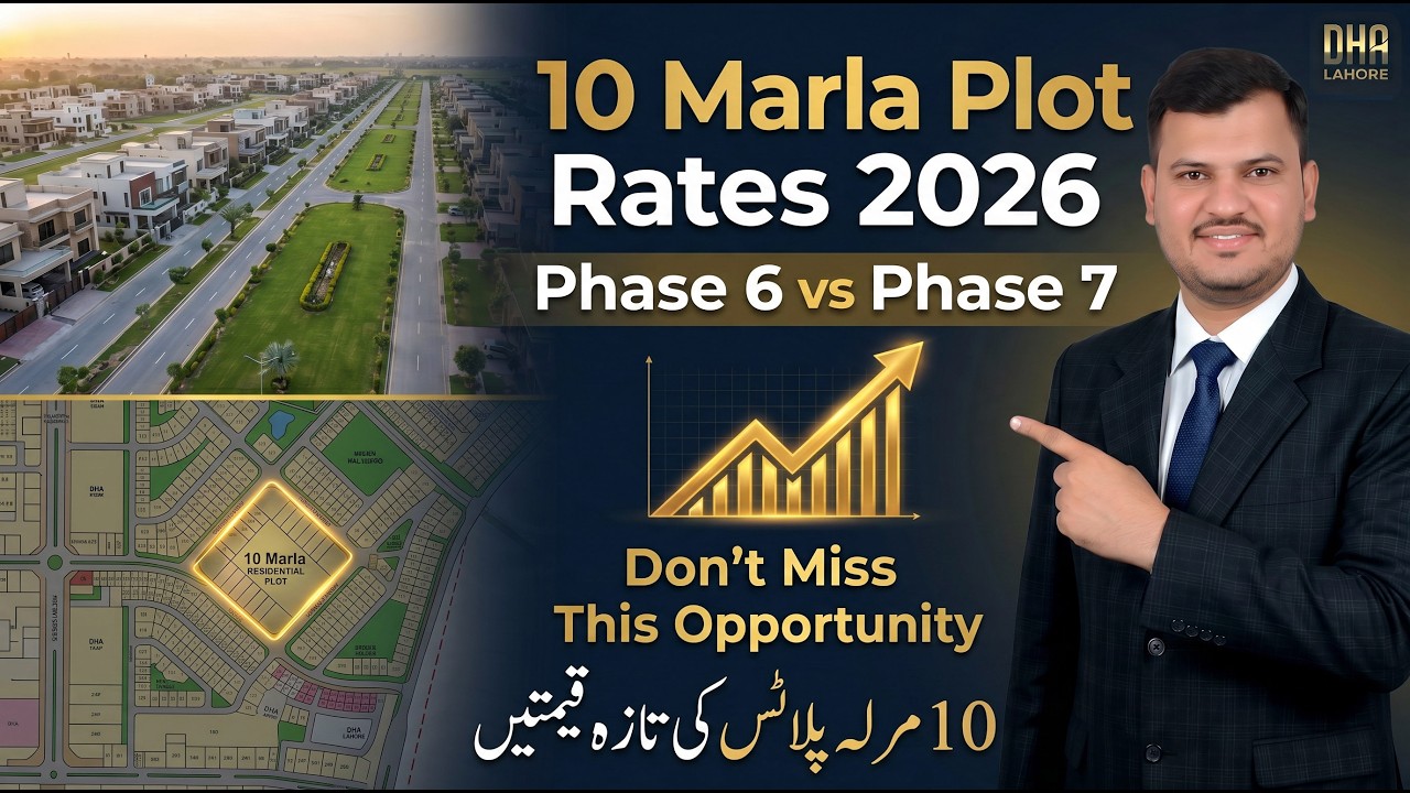 DHA Lahore Phase 6-7 Current Market Prices Breakdown | Buy 5 Marla 10 Marla & 1 Kanal Files