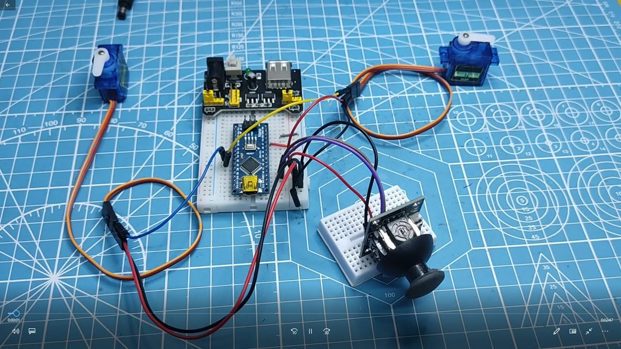 NANO Nº 42 Control de dos servomotores con joystick