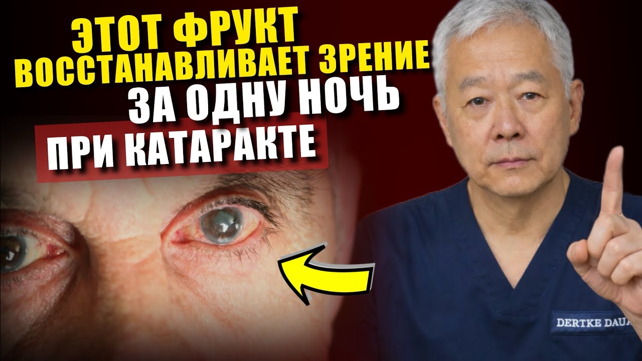 Доктор объясняет: Лучший фрукт, который нужно есть перед сном для здоровья глаз, 99% людей не знають