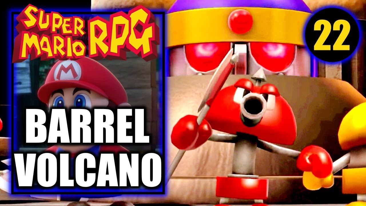 Super Mario RPG - Barrel Volcano & Defeat the Axem Rangers Boss Fight - Gameplay Walkthrough Part 22
