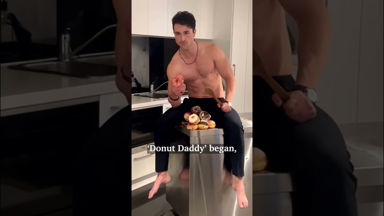 Melbourne baker Anthony &lsquo;Donut Daddy&rsquo; Randello-Jahn has become a star for his food porn videos.