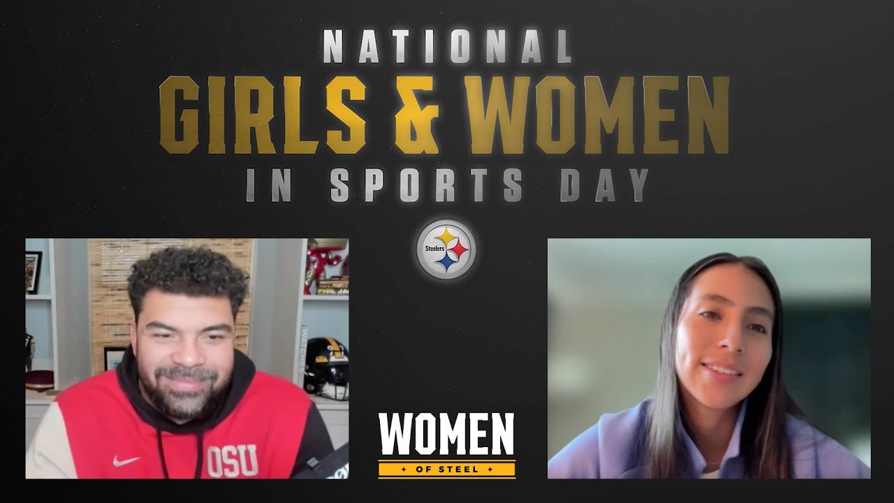 Cameron Heyward interview with Diana Flores: Celebrating National Girls & Women in Sports Day