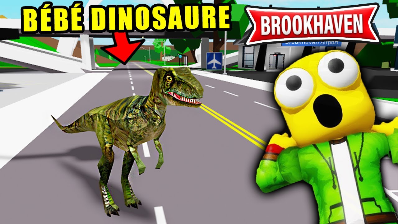 ODA ET LA TEAM JAUNE ADOPTE UN B&Eacute;B&Eacute; DINOSAURE ! BROOKHAVEN RP