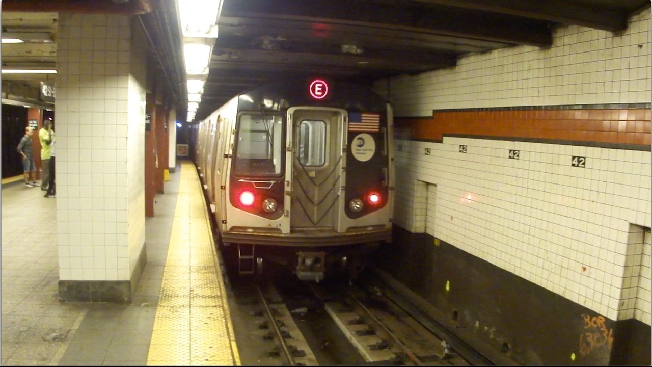 R160A E Train Via 6th Avenue at 42nd Street - Bryant Park
