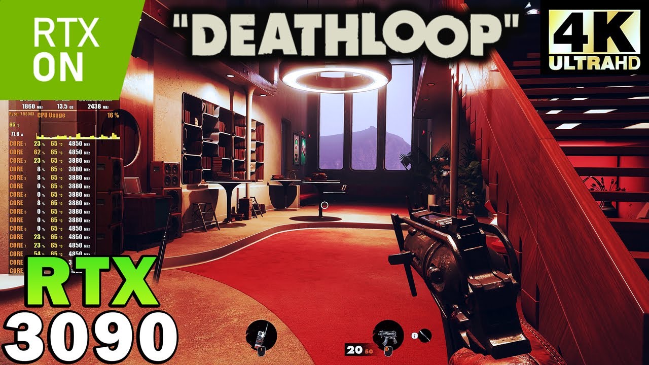 Deathloop 4K | RTX ON | RTX 3090 | Ryzen 7 5800X | Ultra Settings
