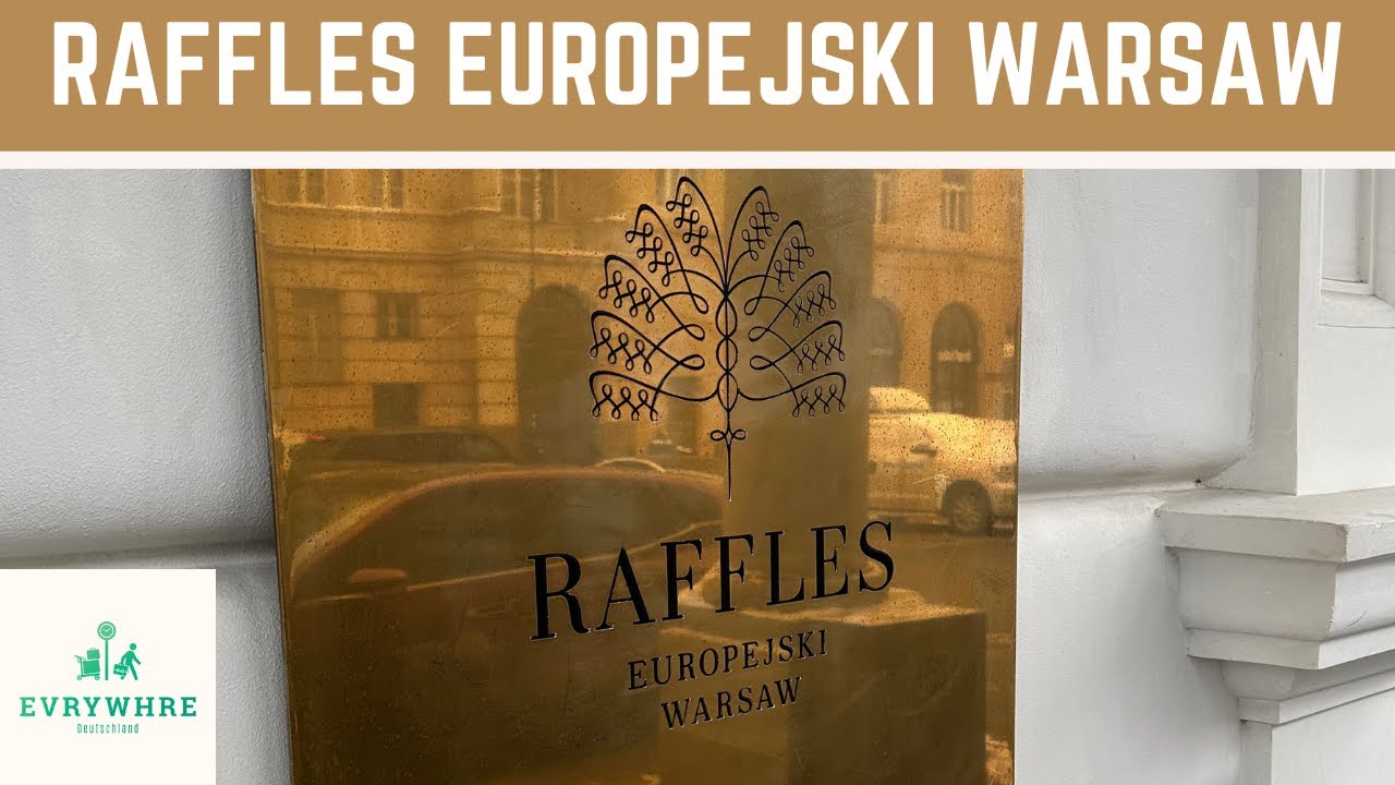 🏨 Polens bestes Hotel & Suite 😍 ¦ Das Raffles Europejski ¦ EVRYWHRE in 4K