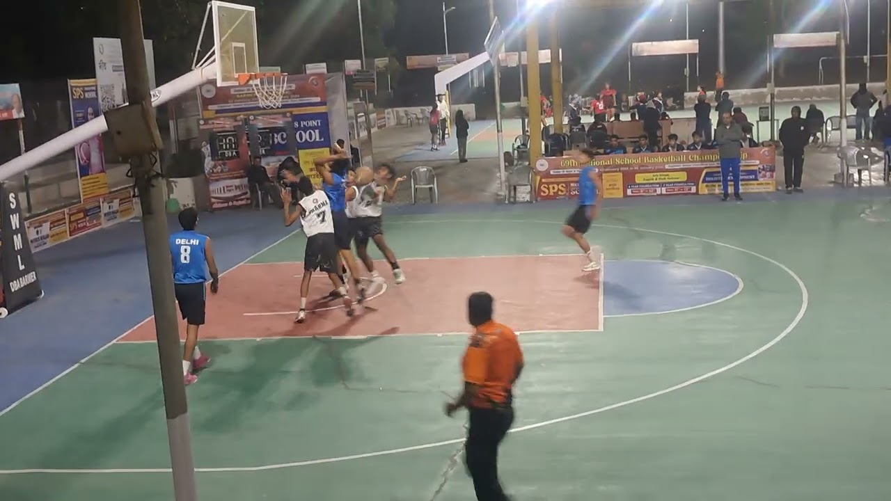 69th sgfi baskketball national delhi vs up 
