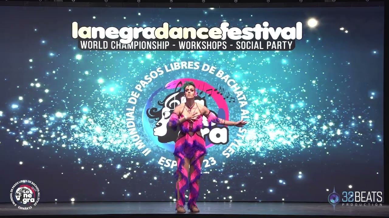 MONTSE KALALÚ   FINAL SOLISTA FEMENINA BACHATA Mundial de Pasos Libres La Negra Salsa 2023