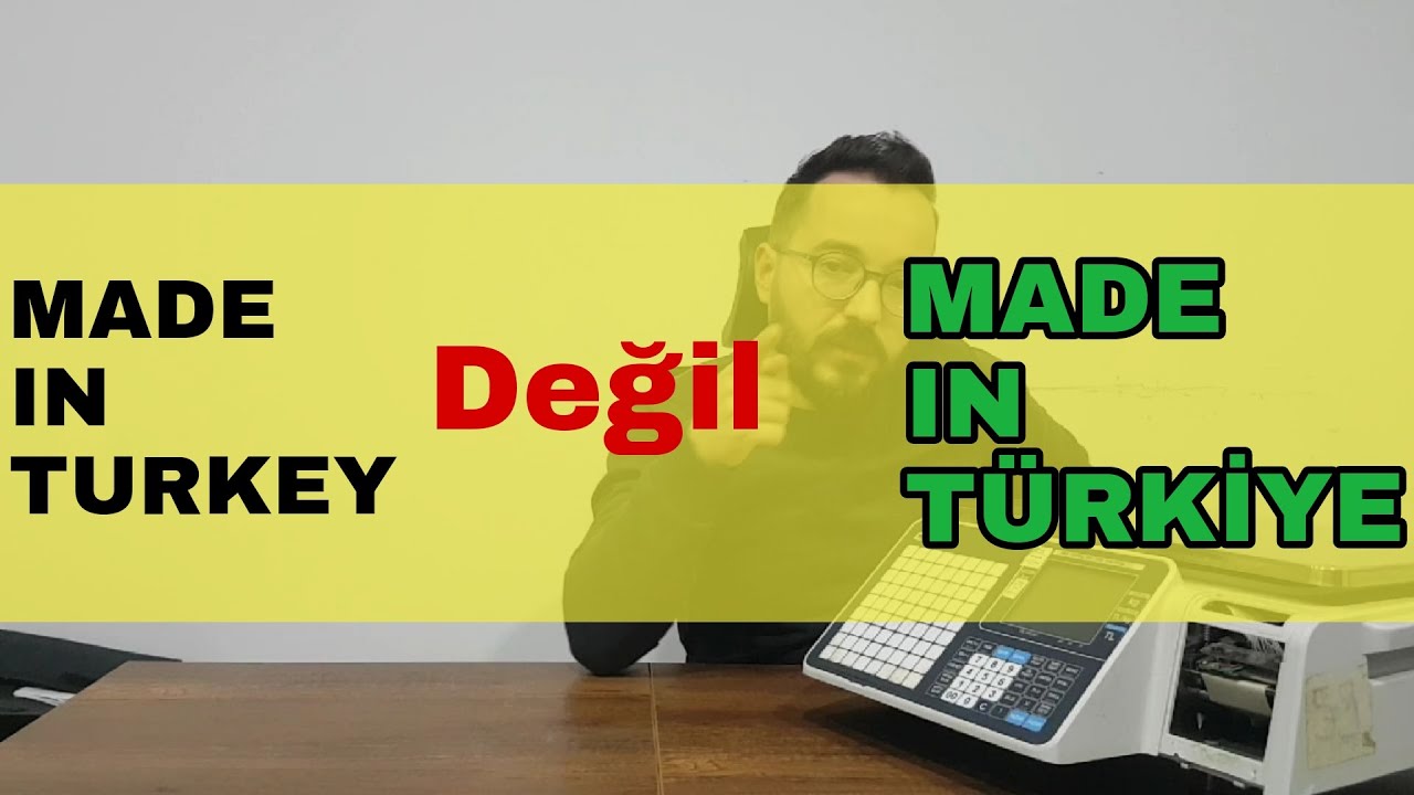 MADE IN TÜRKİYE  / CAS CL3000 / TERAZİ ETİKET PROGRAMLAMA