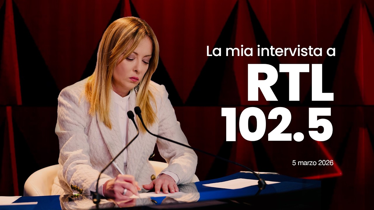 La mia intervista a RTL 102.5 | 5 marzo 2026