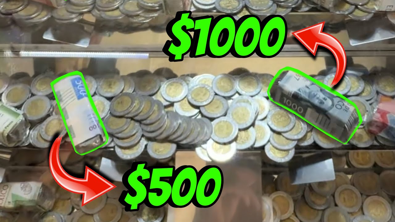Jugando en la Empuja Monedas para GANAR $1,000