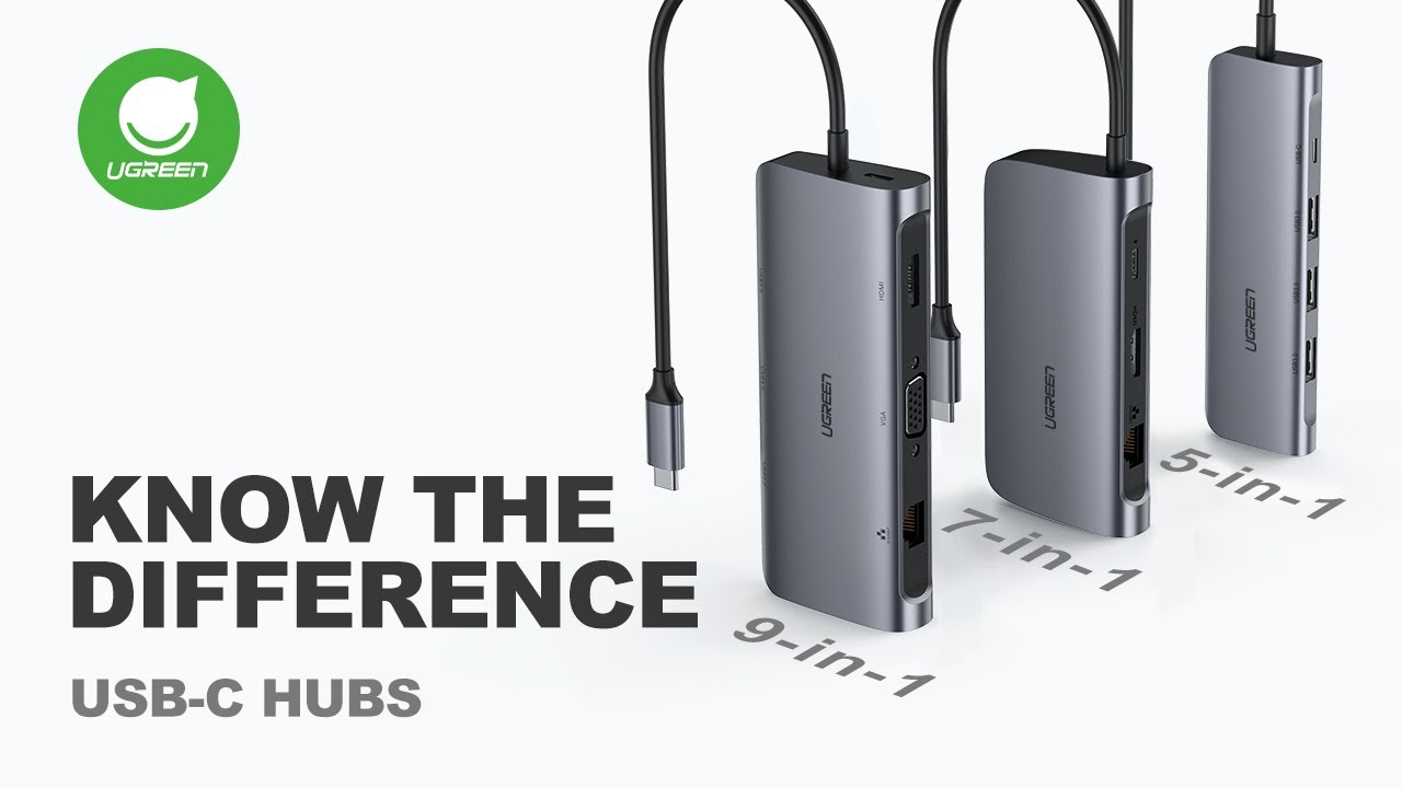 Know the difference| usb c hub | ugreen