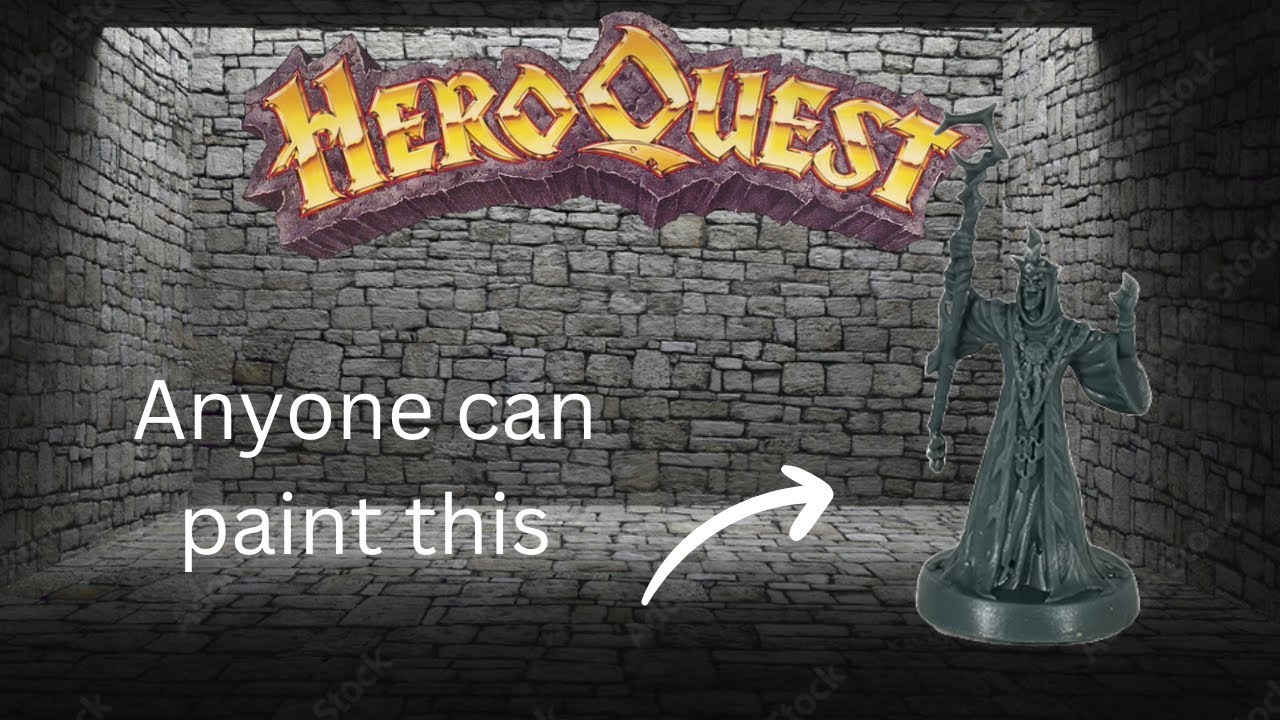 Anyone can Learn to paint miniatures : HeroQuest Dread Sorcerer
