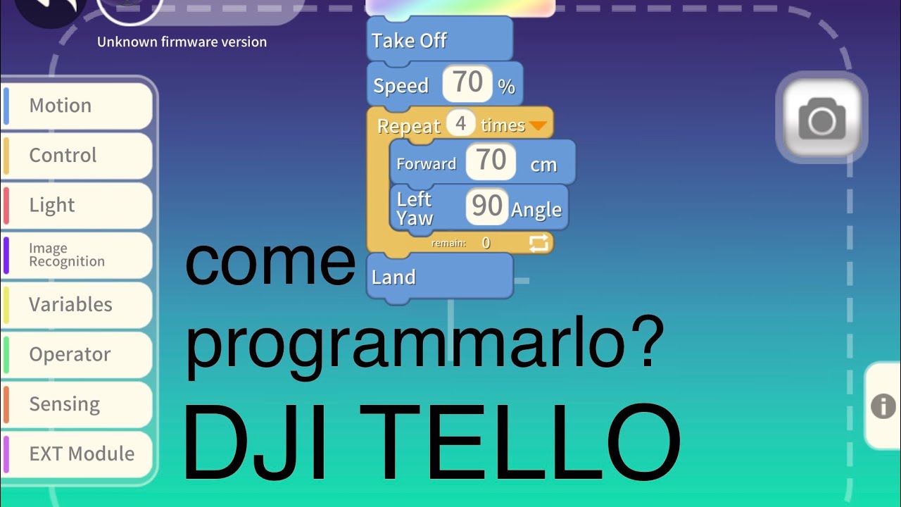 Drone DJI TELLO a scuola: come programmarlo?