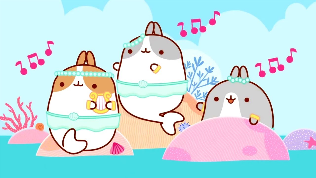 Molang - AS SEREIAS  - Novo desenho animado - Desenhos Animados Para Bebês
