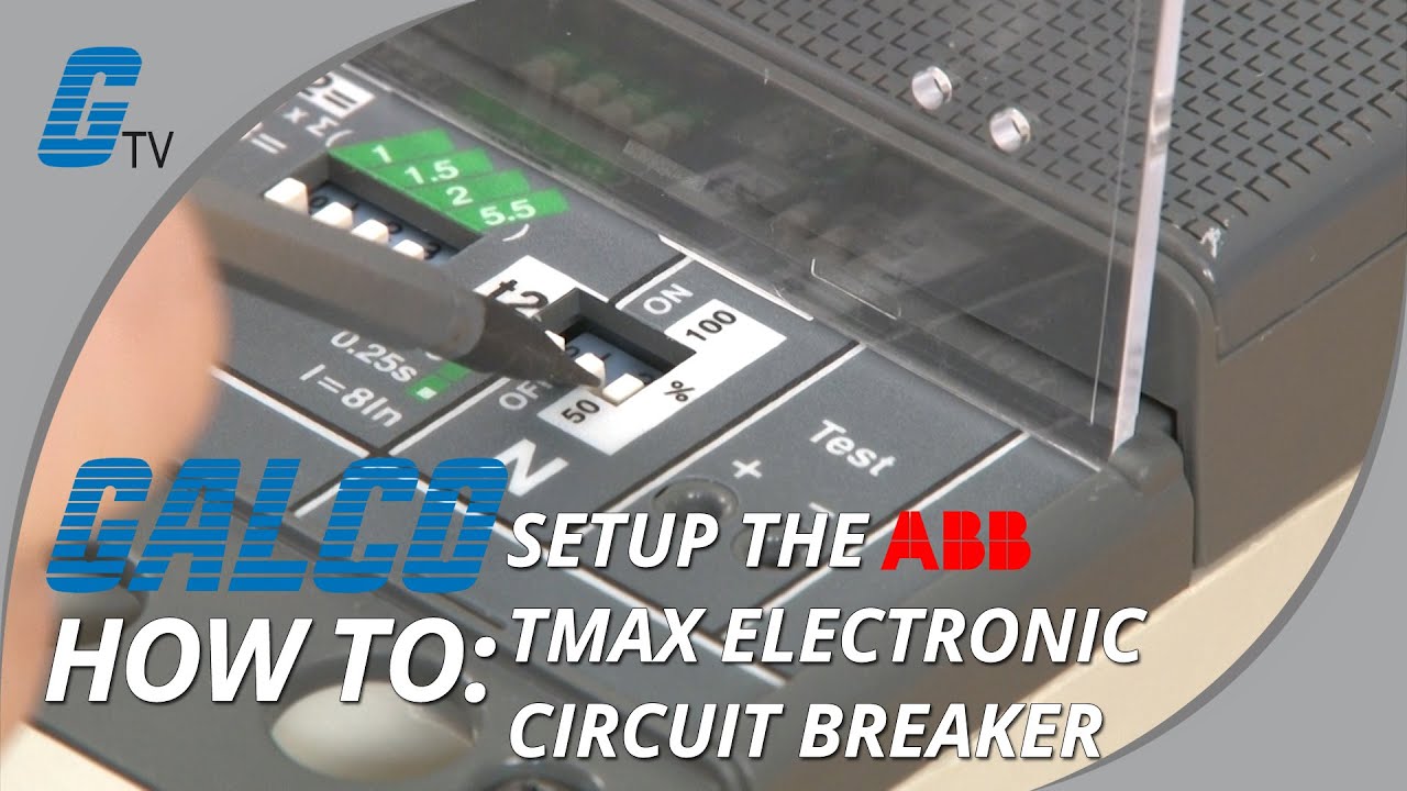 Как настроить электронный автоматический выключатель ABB - TMAX
