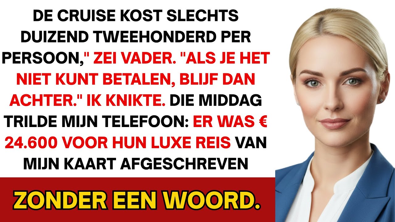 De cruise kost maar €1.200 per persoon,