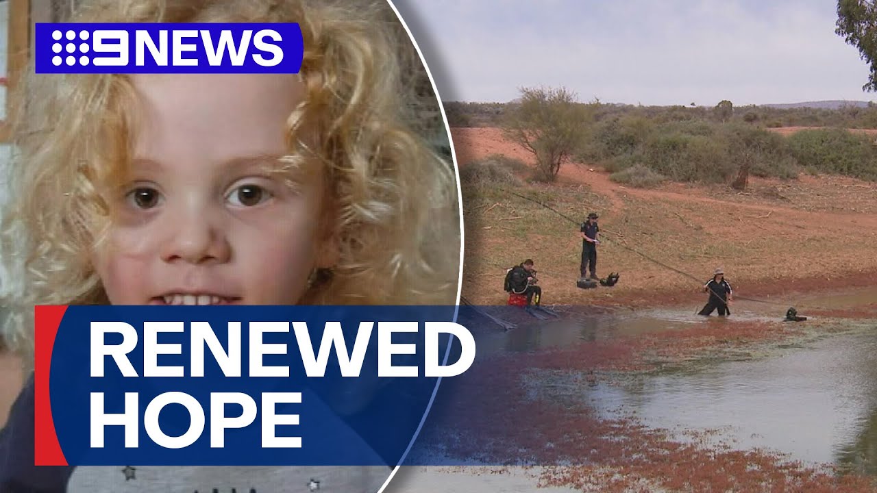 Renewed search for missing four-year-old South Australian boy | 9 News Australia