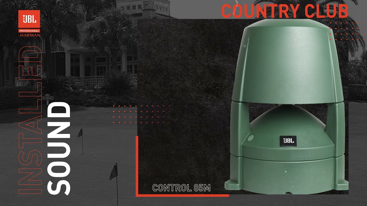 JBL Professional Installed Audio System Design for Country Clubs