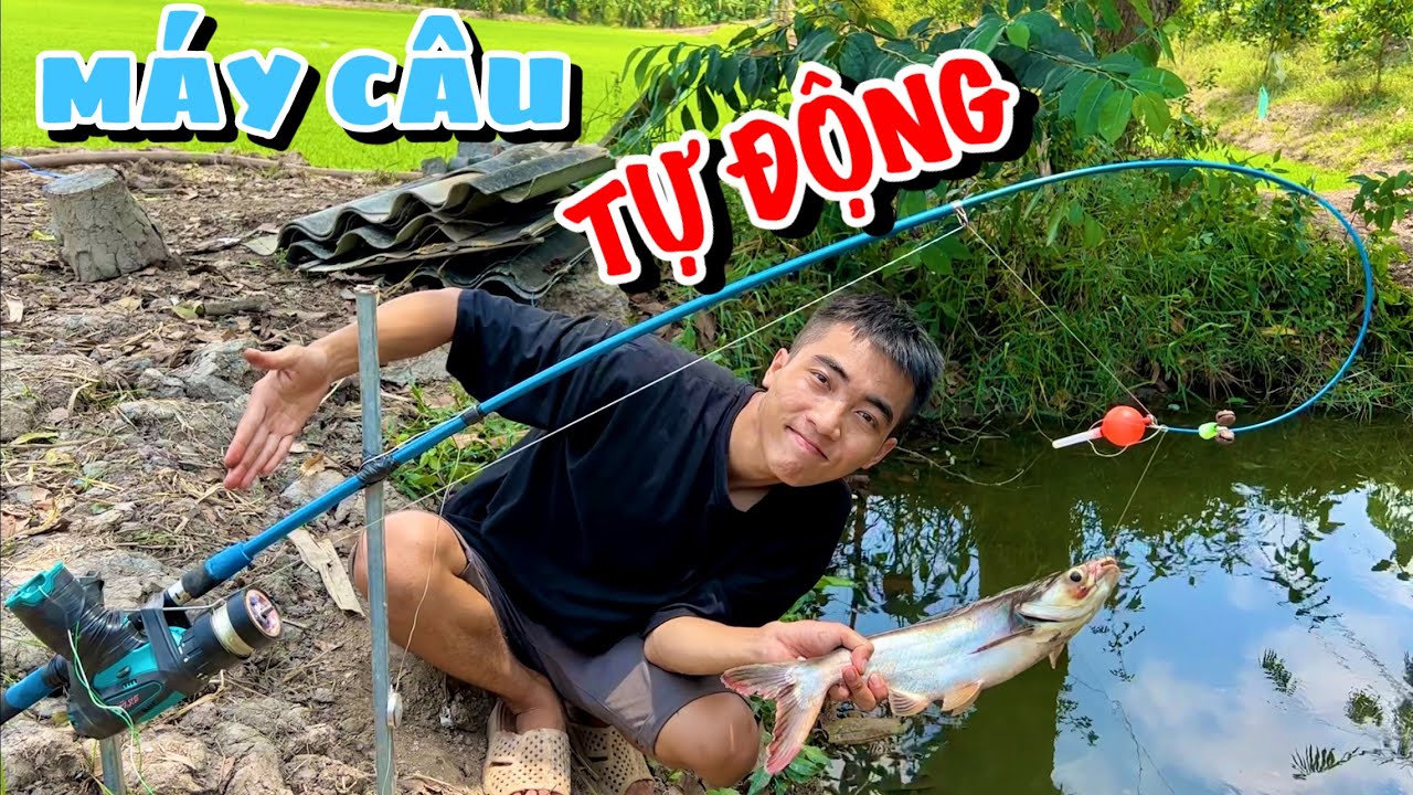 Làm Cần Câu Máy Tự Động
