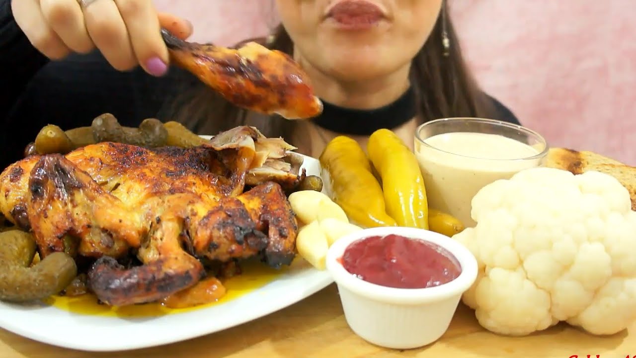 ASMR Rotisserie CHICKEN (EATING SOUNDS) NO TALKING #chicken #asmr #mukbang #shorts #youtube #short
