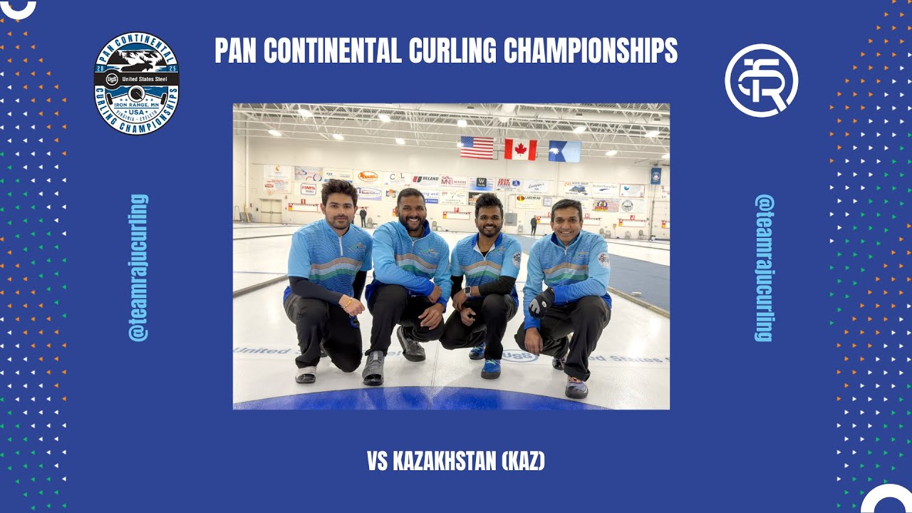2025 Pan Continental Curling Championships - B Division - India (IND) vs Kazakhstan (KAZ)