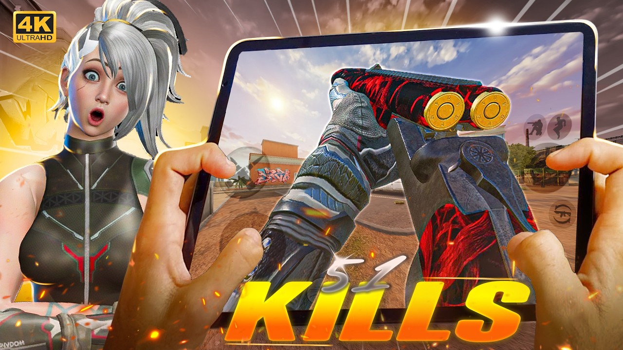 BLOOD STRIKE - 51 KILLS - SHOTGUN S868 || ULTRA GRAPHICS IPAD PRO M4