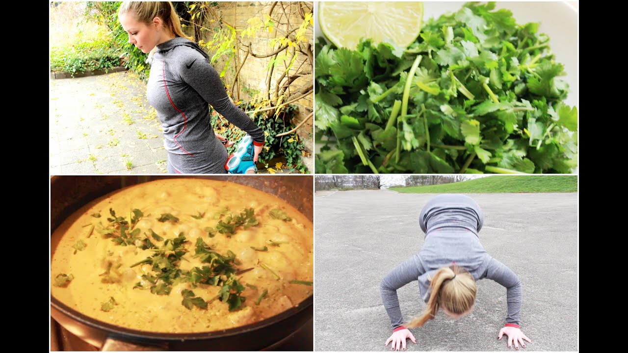 NO EXCUSE | WORKOUTS für kaltes Wetter + Coconut Lime Curry REZEPT