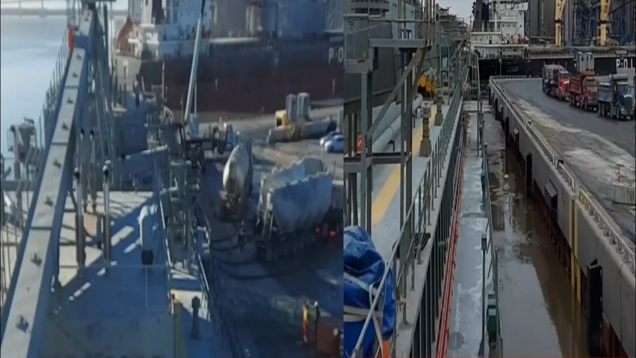 Last Voyage | Alongside | Loading | Cement Carrier |