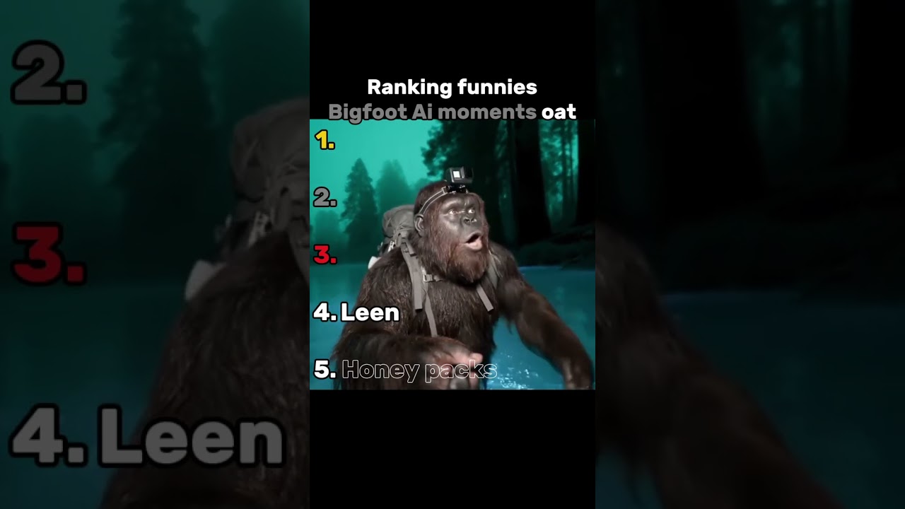 Ranking funniest Bigfoot ai momments #oats #funny #ranking #rankings #bigfoot #ai