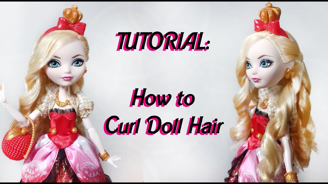 TUTORIAL: Come arricciare i capelli di una bambola / How To Curl Doll Hair (ITA)