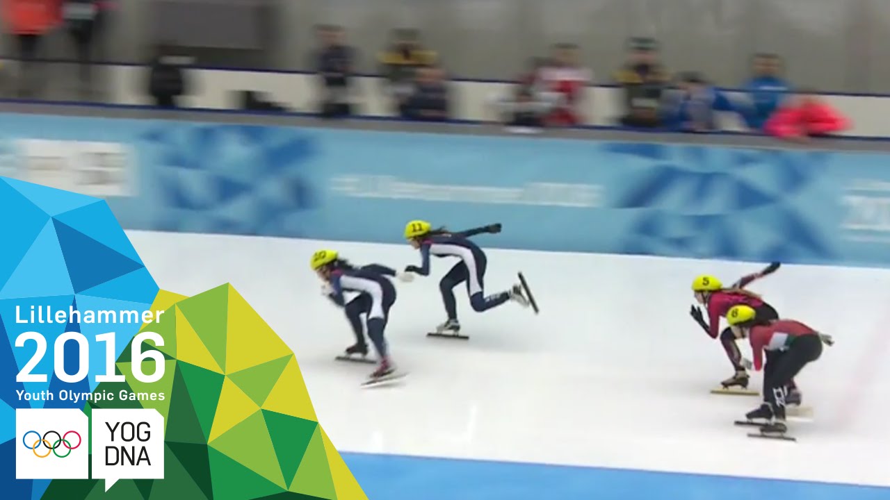 Short Track 1000m - Jiyoo Kim (KOR) wins Ladies' gold | ​Lillehammer 2016 ​Youth Olympic Games​