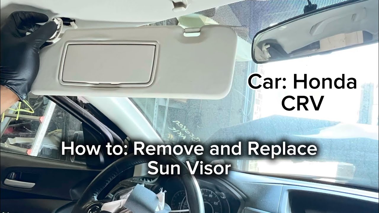 How to Remove and Replace a Honda Sun Visor