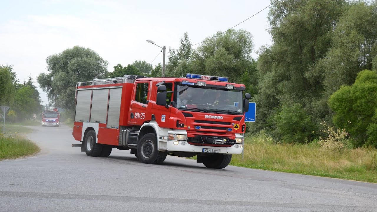 Alarmowo JRG Łańcut i OSP z powiatu na ćwiczenia