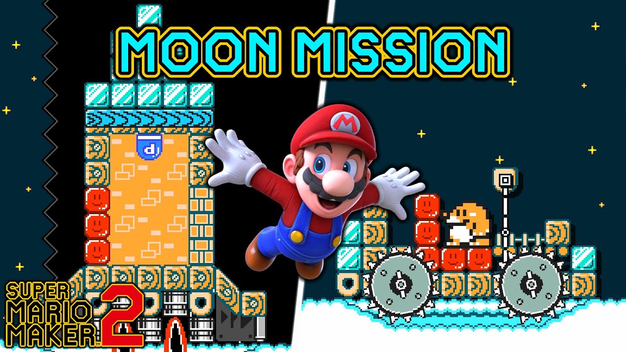 Super Mario Maker 2 - Moon Mission: Lunar Liftoff!