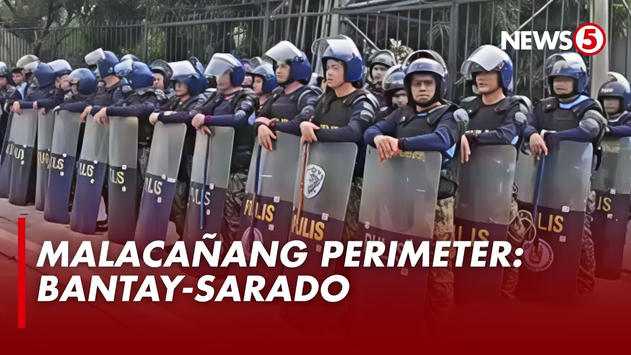 Perimeter security sa paligid ng Malacañang, hinigpitan