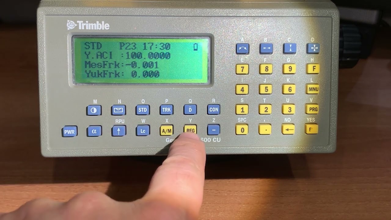 Trimble 3600 / 5600 | Aplikasyon (Program 23 / PRG23)