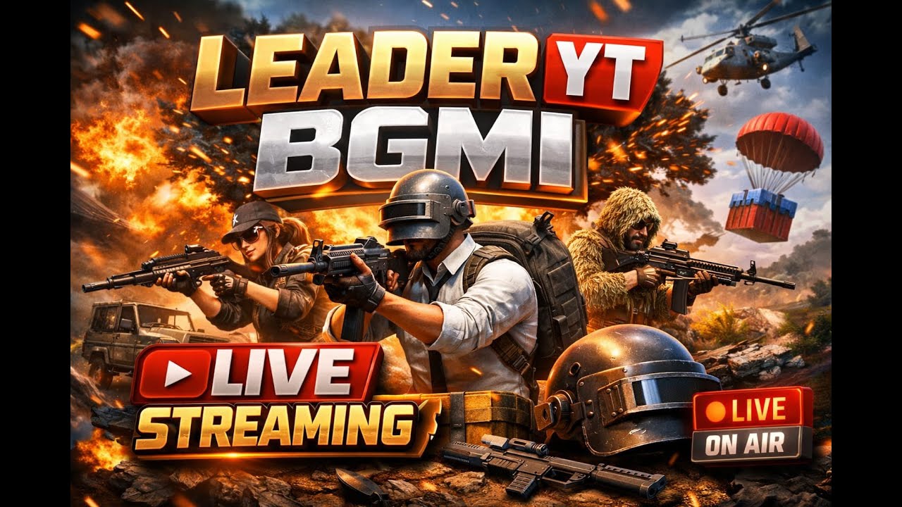 Leader Yt Bgmi live - Daily BGMI Room Match - Nonstop Action & Pro Game Play | Live Custom Rooms