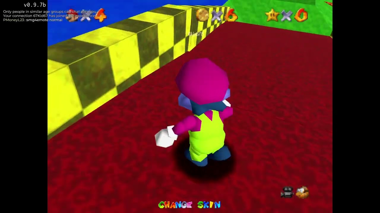 Mario die by falling down