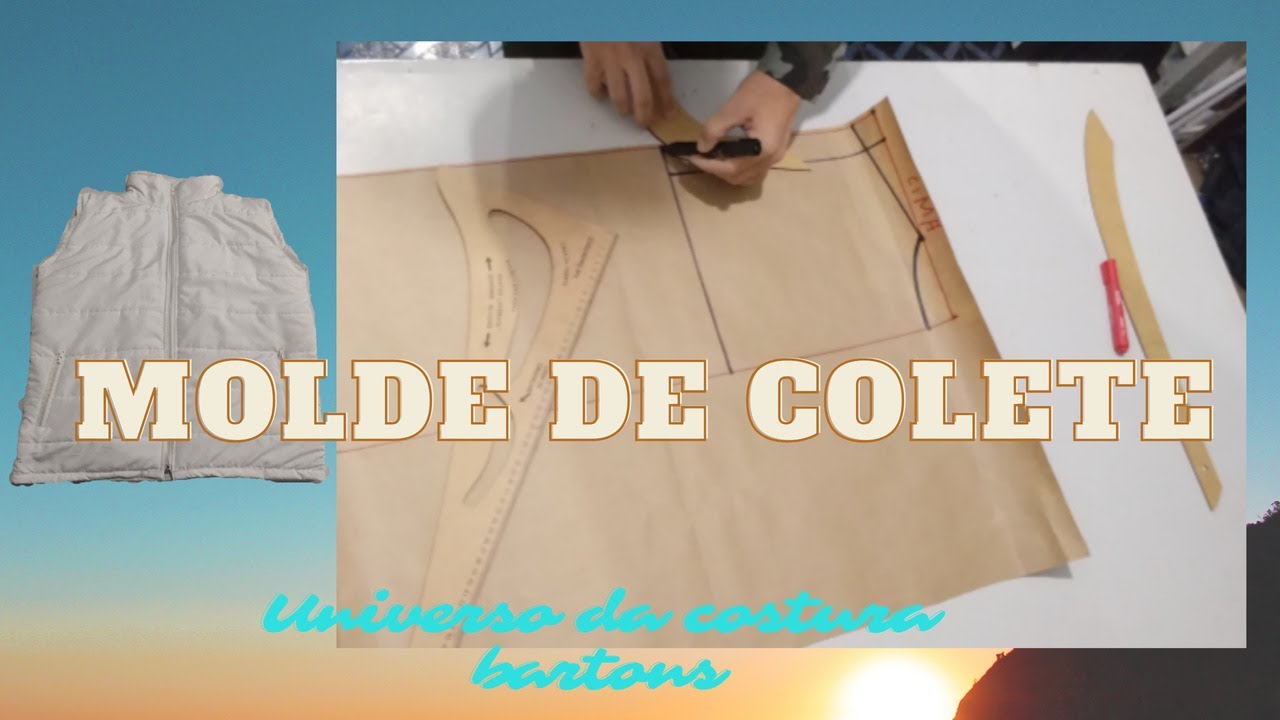 Molde de colete sportswear. Cleber Bartole