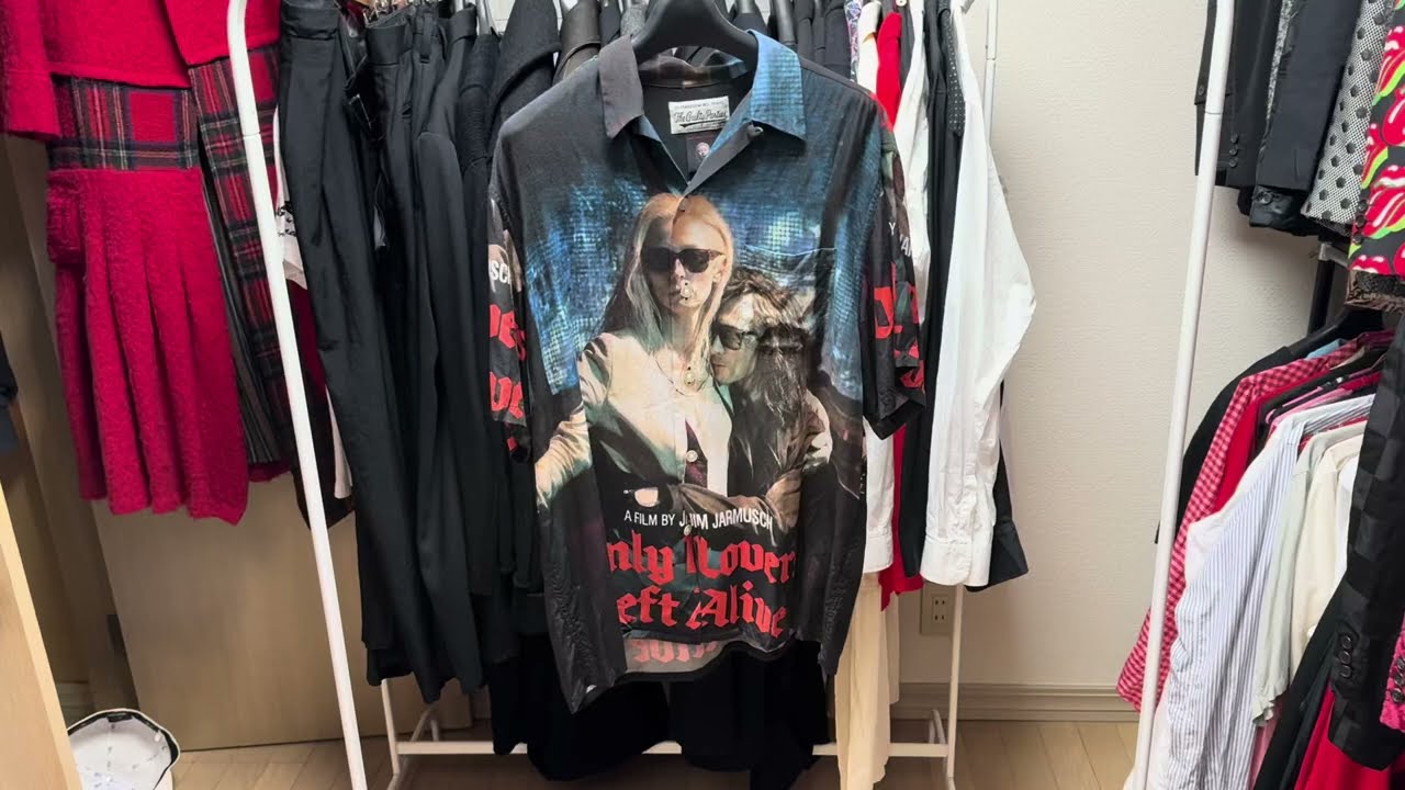 ワコマリア　柄シャツ　アロハシャツ　JIM JARMUSCH only lovers left alive ジム・ジャームッシュ　オンリーラヴァーズレフトアライブ　WACKO MARIA