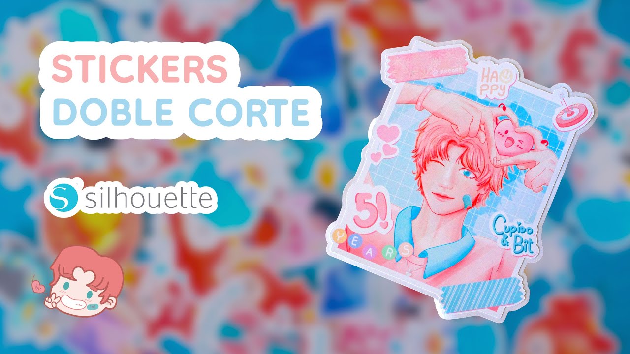 Tutorial - ¡Stickers con Doble Corte en Silhouette Studio ✨ ☾