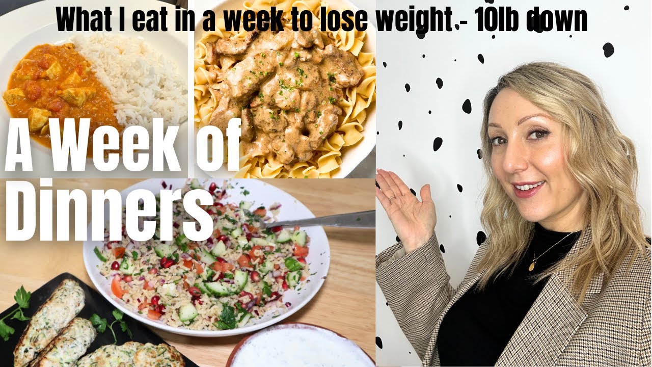 What I Eat In A Week SLIMMING WORLD FRIENDLY | A Week of Healthy Dinners to Feed the Family