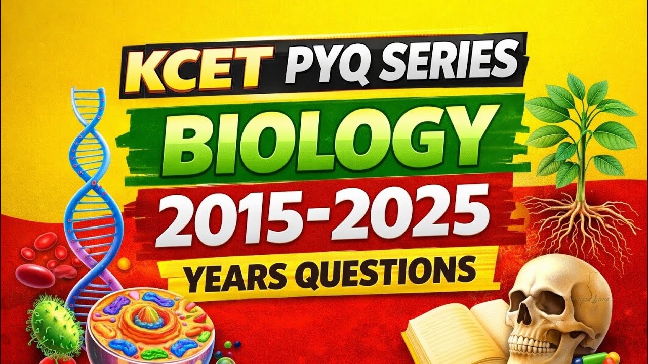 KCET 2026 | PYQ SERIES | BIOLOGY| SEXUAL REPRODUCTION IN FLOWERING PLANTS | 10+years pyq