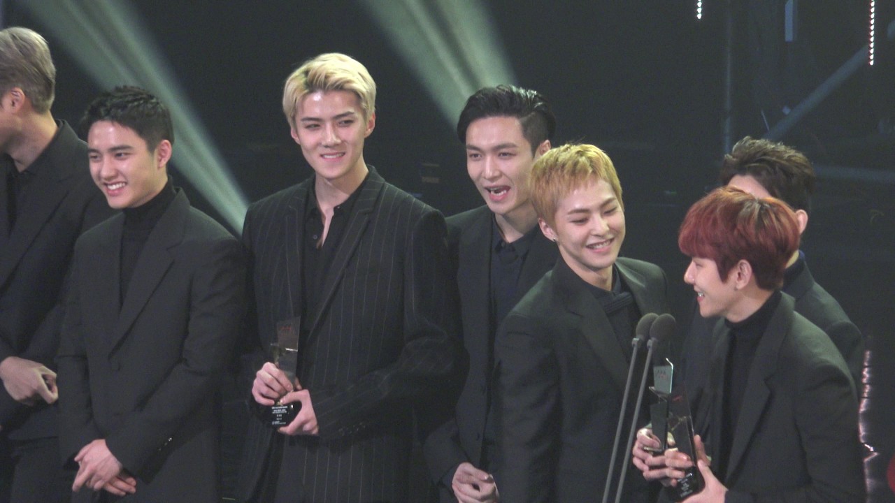 161116 AAA 인기상 수상소감 세훈